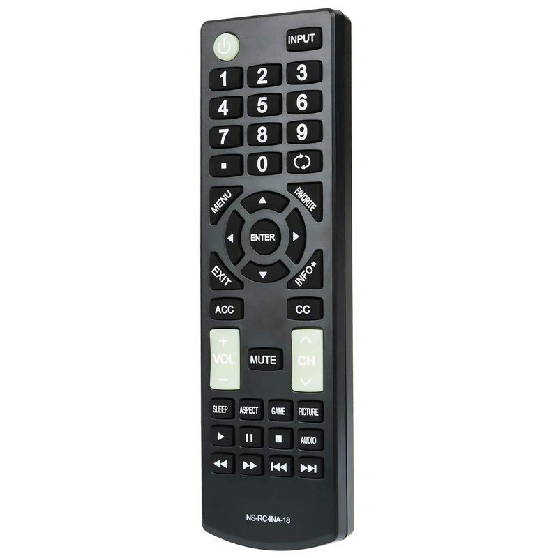 Beyution New NS-RC4NA-18 NSRC4NA18 Remote Control fit for Insignia TV NS-55D420NA18 NS-19D310NA19 NS-24D310NA19 NS-39D310NA19 NS-22D510NA19 NS-40D510NA19 NS-50D510NA19 NS-55D510NA19 - Image 3